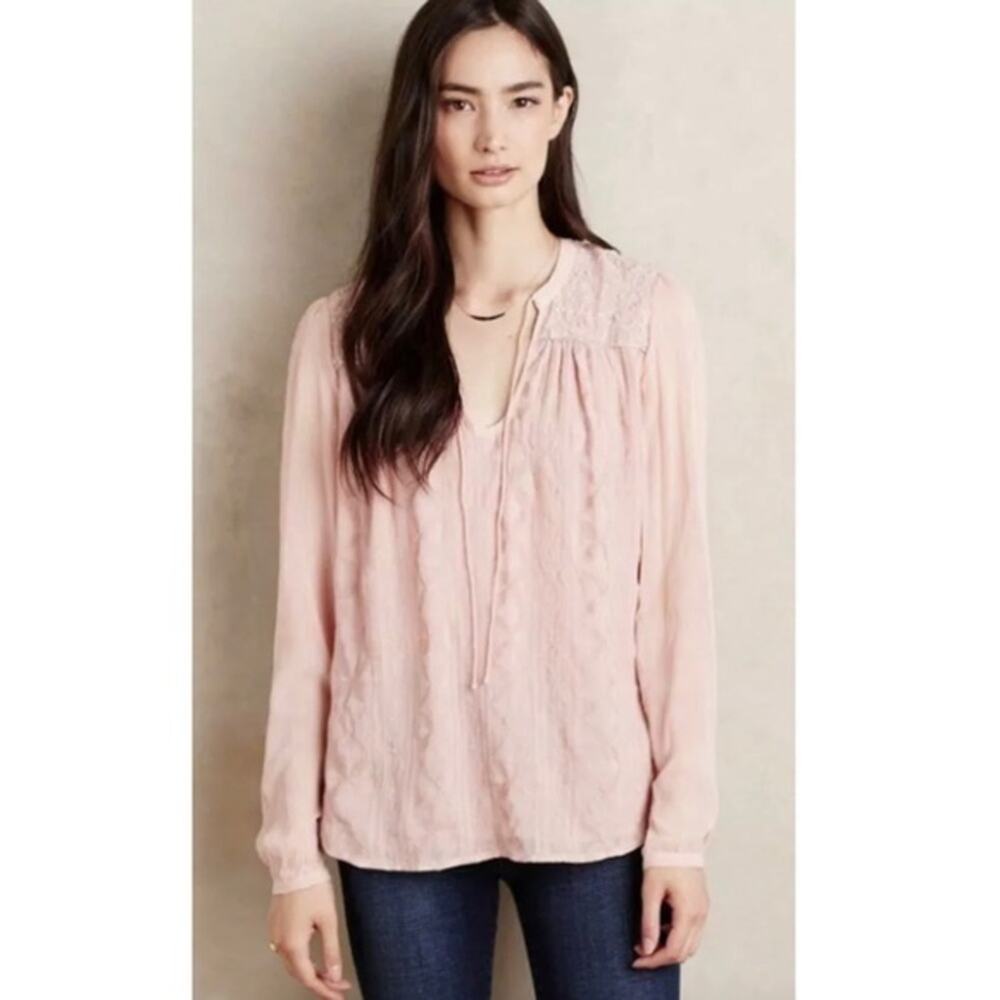 Anthropologie “TINY” Long sleeve Blouse Medium